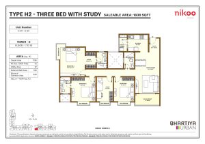 Nikoo Homes 6 Floor Plan16